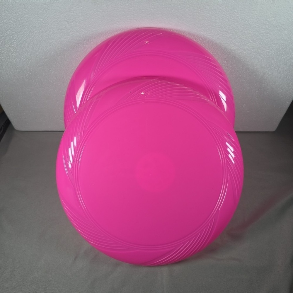 Frisbee Flying Disc Summer Spring‎ Toys Set Of 2 Pink 10inch